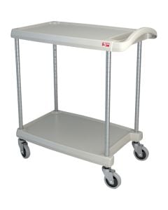 Cart, Utility (2-Shelf, Gray) for Metro